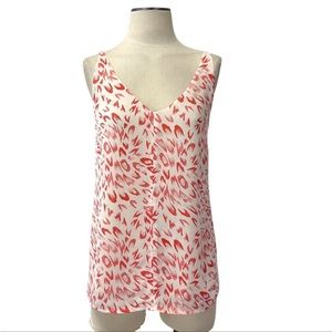 VINTAGE Cabi Flirty Watercolor Animal Print Blouse | Size Small | #267